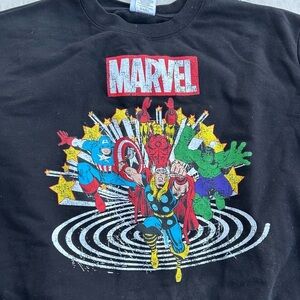 Youth XXL‎ Crewneck Sweater Marvel NWOT